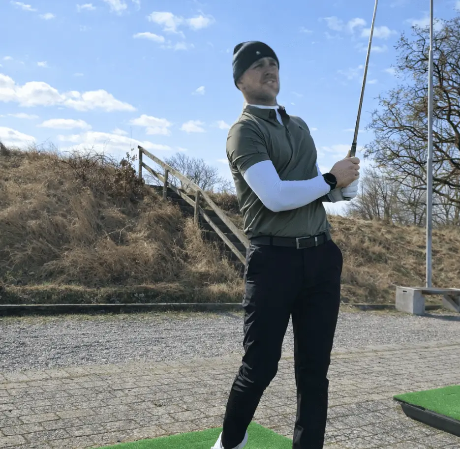 Albin Tid&eacute;n on the golf course