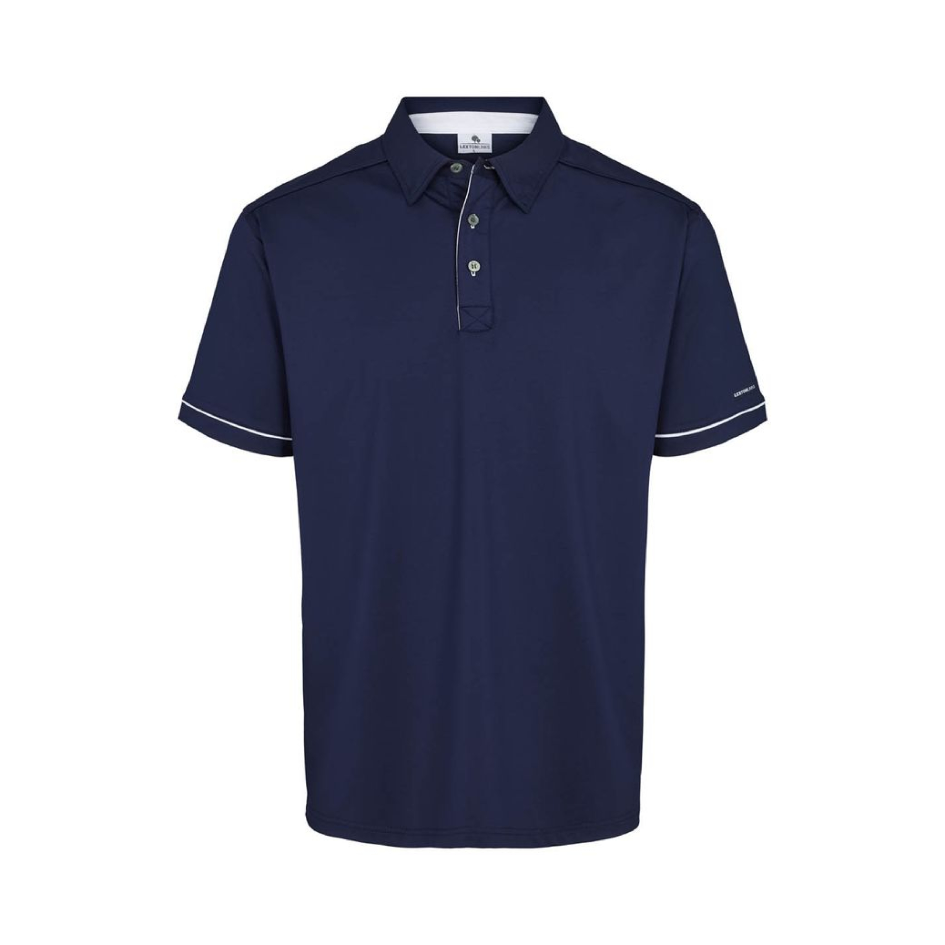 Barley Polo Navy/white S