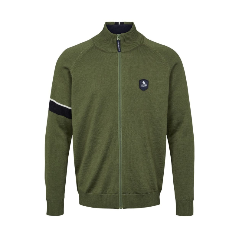 Algoma Windbreaker Knitted Olive/navy