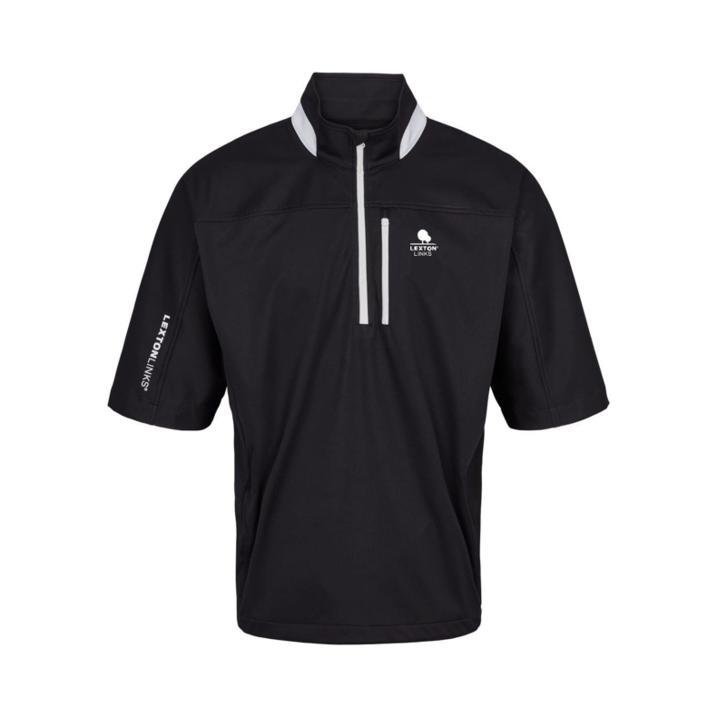 Ascot Windbreaker Short Sleeve Black