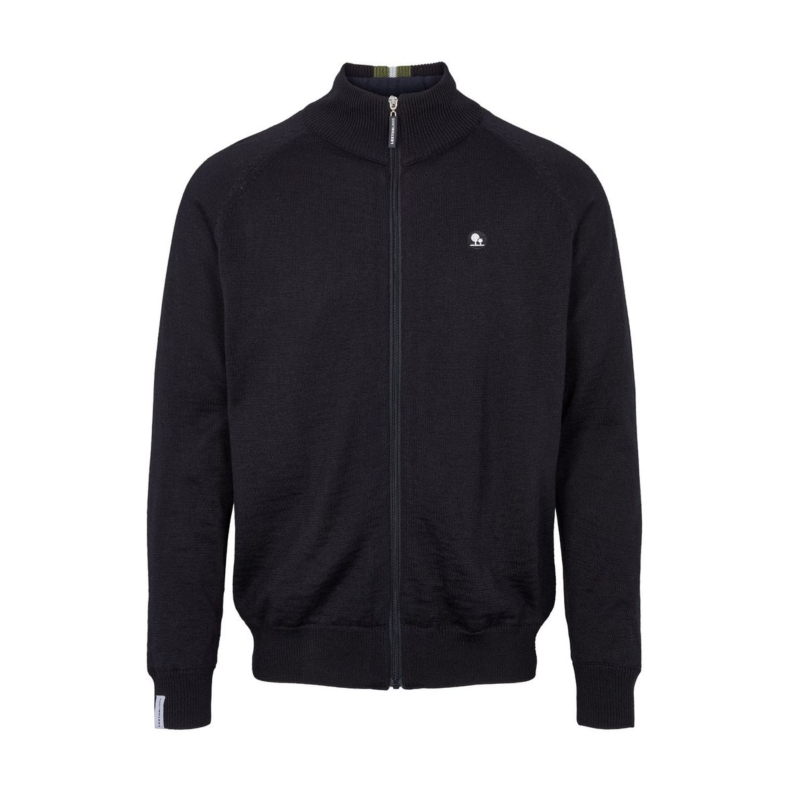 Avalon Windbreaker Knitted Navy