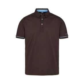 Barley Polo Anthracite/lightblue