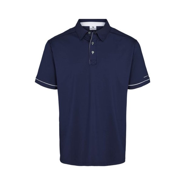 Barley Polo Navy/white