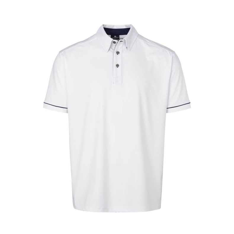 Barley Polo White/navy