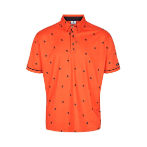Carnaby Polo Orange/grey