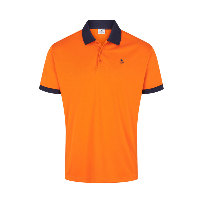 Huxley Polo Orange/navy