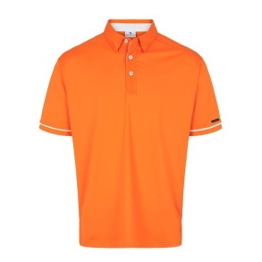 Barley Polo Orange/white