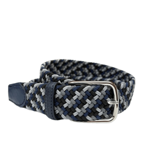 Bellevue Elastic Belt Navy/Grey