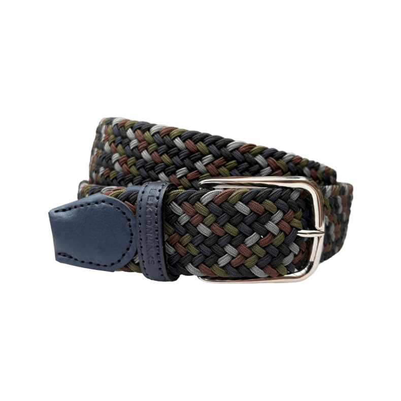 Bellevue Elastic Belt Olive/Grey