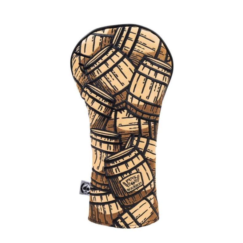 Pins and Aces Driver Headcover Bourbon Barrel