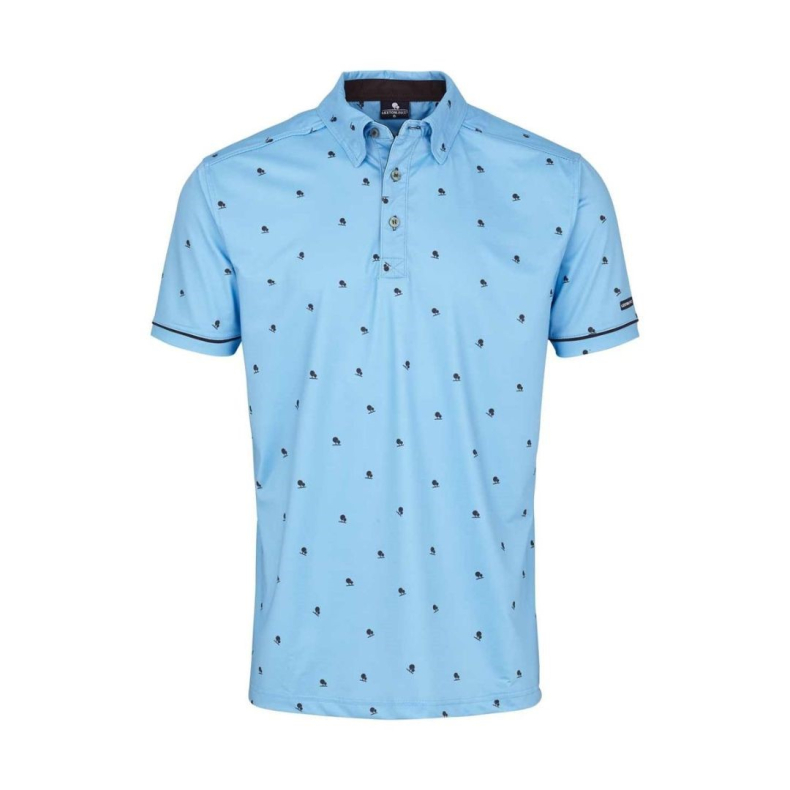 Carnaby Polo LightBlue-Navy