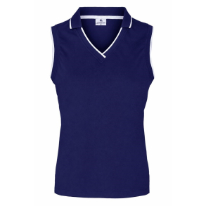 Chrystal Polo Navy/white