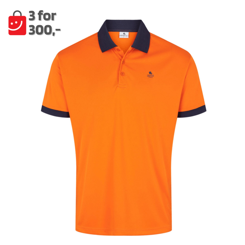 Huxley Polo Orange/navy