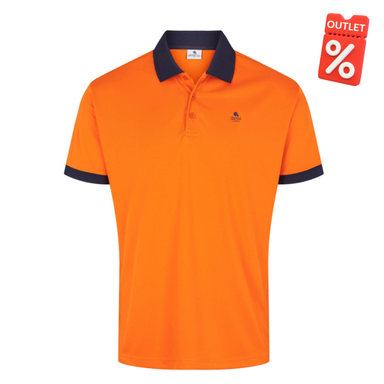 Huxley Polo Orange/navy S