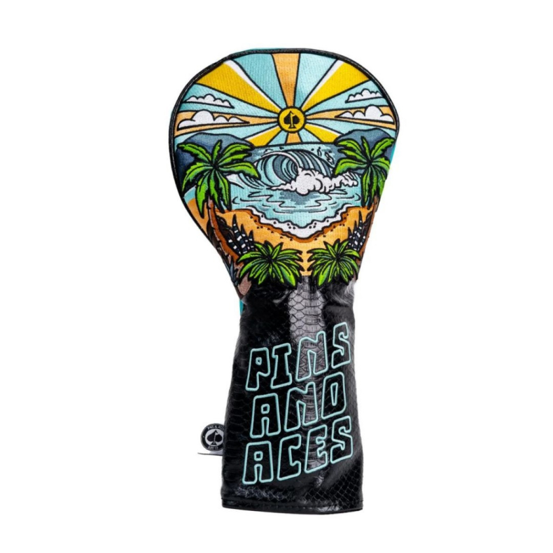 Pins and Aces Driver Headcover Island Feeling