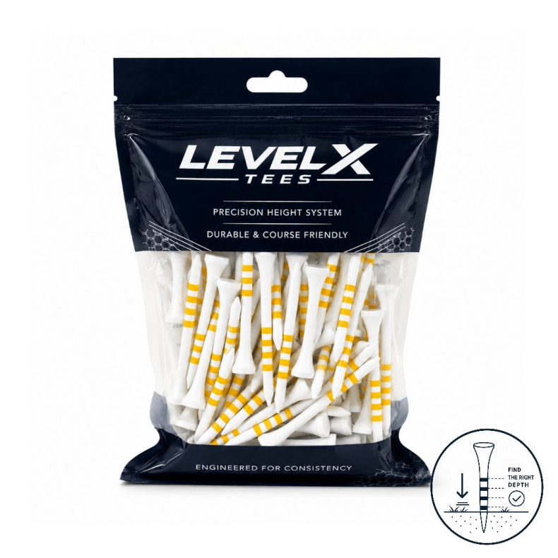 Level X Tees 100 pcs. 70mm