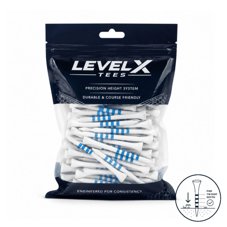 LEVEL X Bamboo Golf Tees 83 mm | 80 pcs