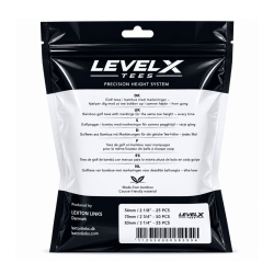 LEVEL X Bamboo Golf Tees Mix | 100 pcs