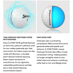 Srixon Q-STAR Tour Golfbolde 12 stk.