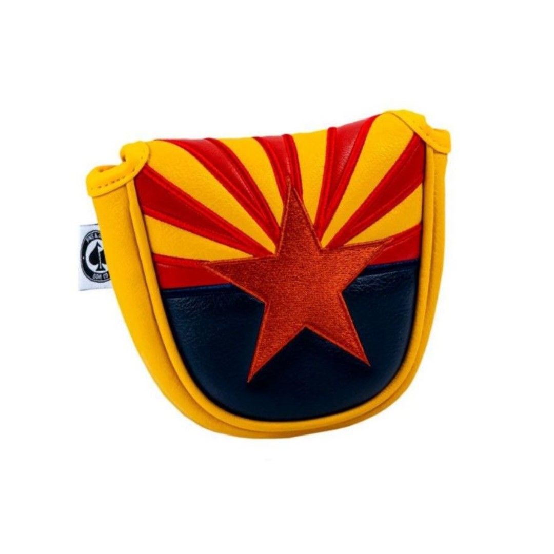 Pins and Aces Putter Headcover Mallet Arizona State Tribute